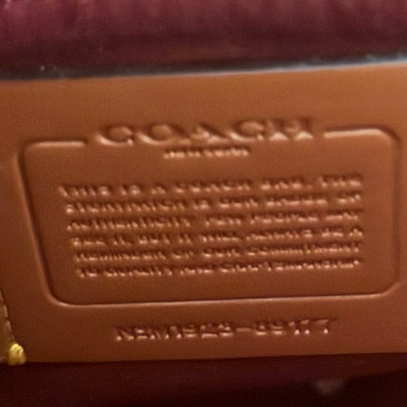 Coach Handbags - Coach Tan Leather Detail